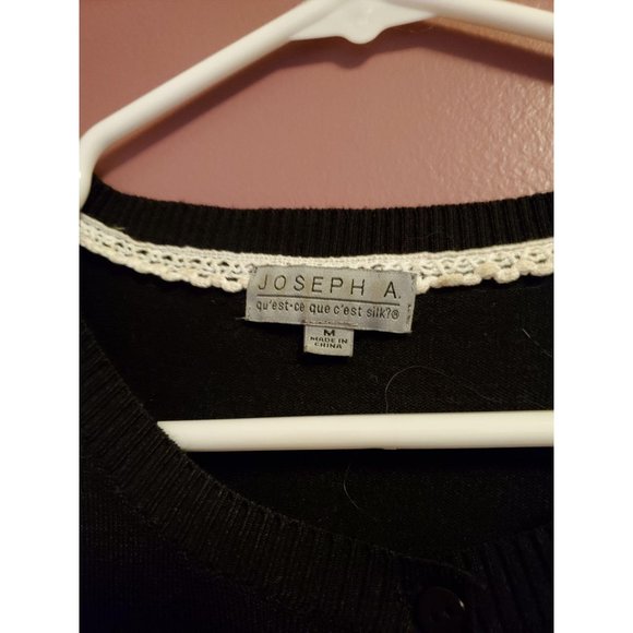 JOSEPH A Black Cardigan Sweater - Picture 3 of 4